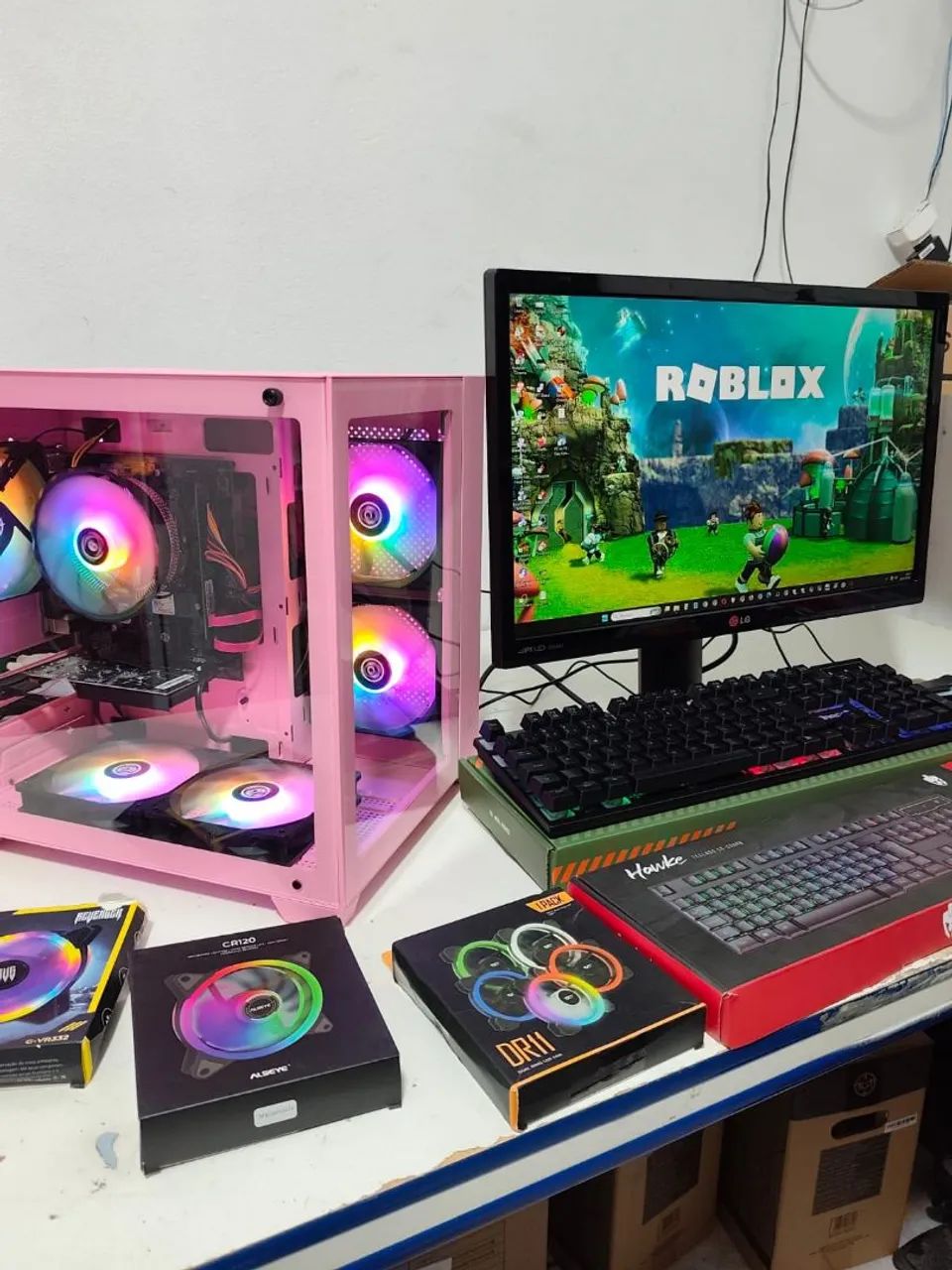 PC Gamer  Novo na Caixa,  i5 Completo com Tela 22 polegadas. - Foto 4