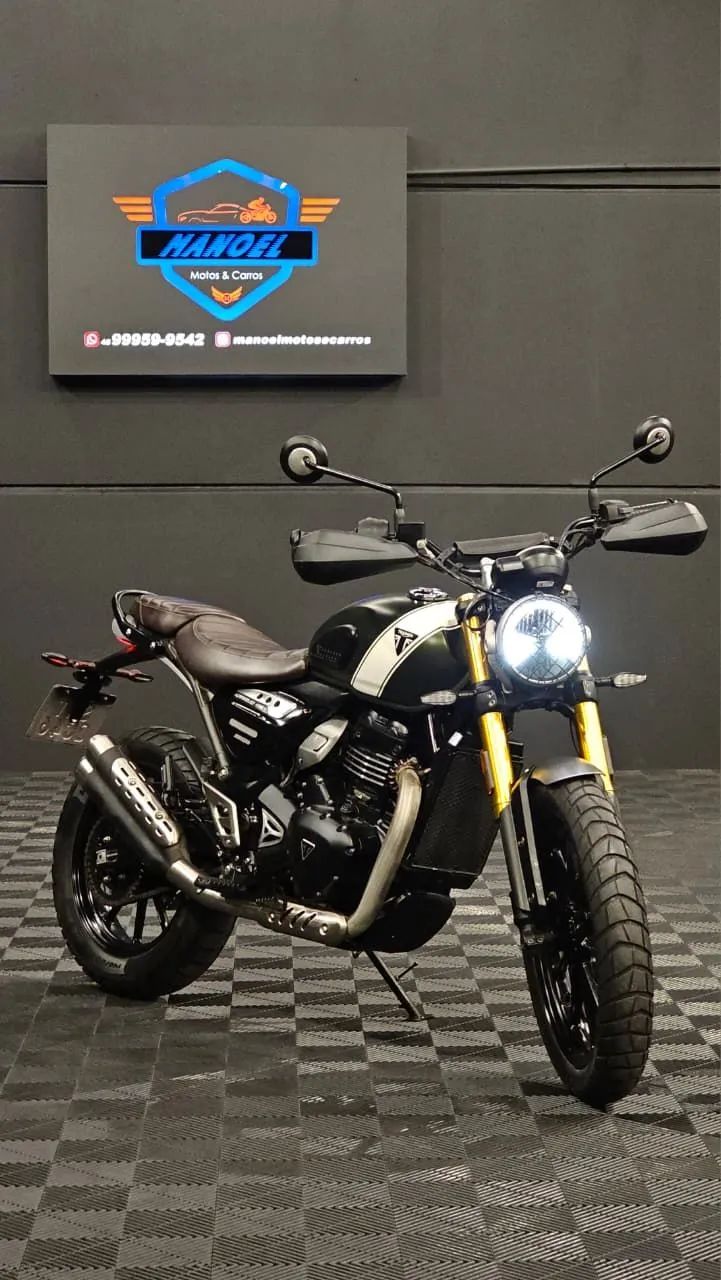 Triumph Scrambler 400X 2025 Verde  - Foto 2