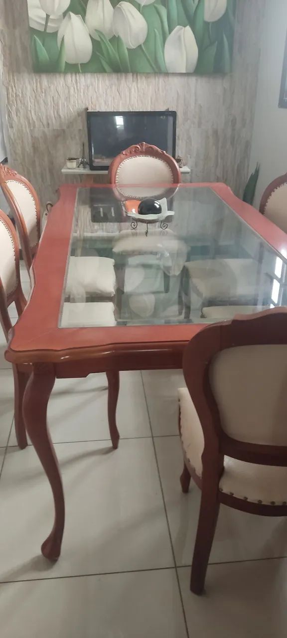 Mesa de jantar com cadeiras - Foto 2