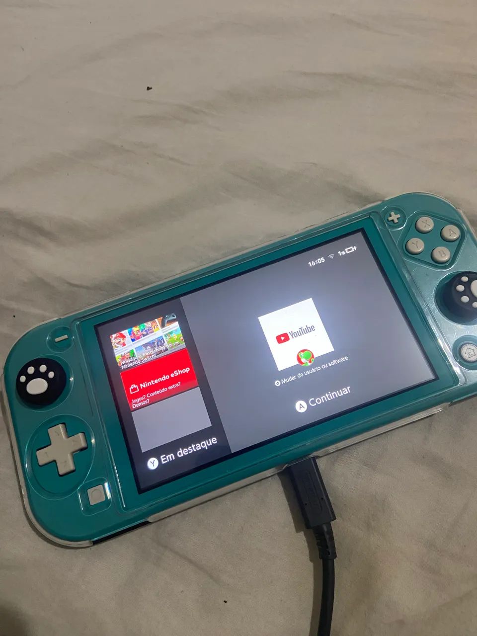 Nintendo SWITCH Lite Desbloqueado + sdhc 521gb