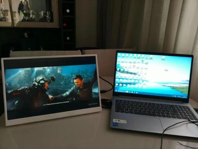 Monitor Portátil Uperfect 15.6" Full HD - Branco - Foto 2