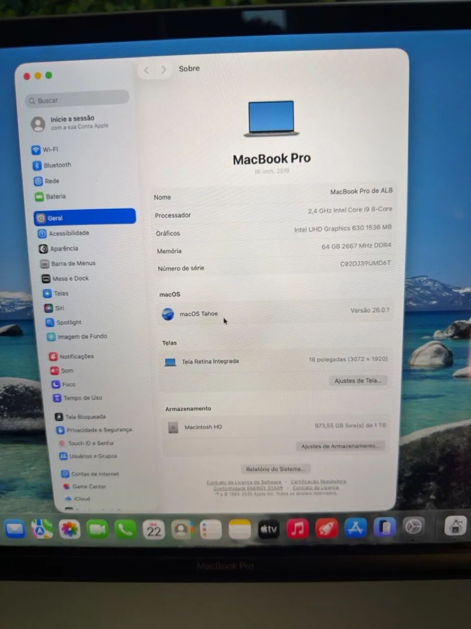 MACBOOK PRO A2141 i9 64GB RAM 1TB SSD RADEON PRO 5600M 16 POLEGADAS | NF + GARANTIA - Foto 4
