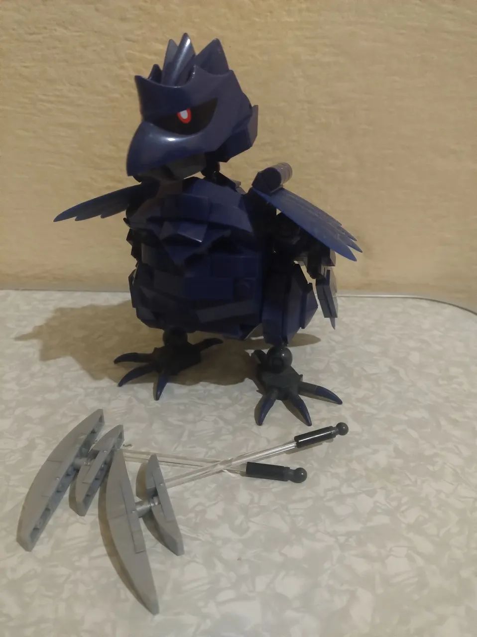 Pokemon Mega Construx Corvinight tipo lego