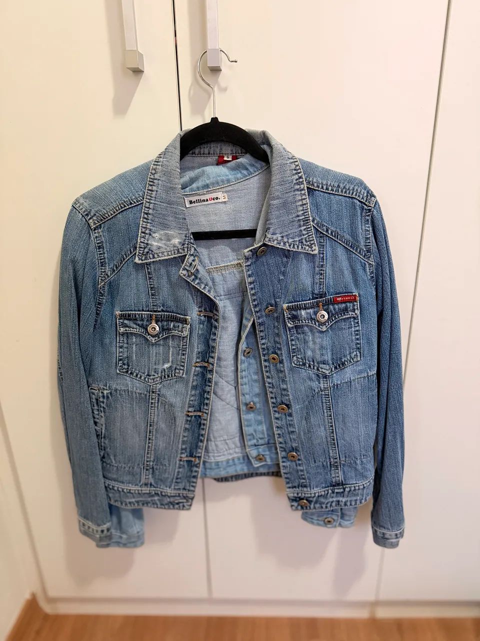 Jaqueta jeans claro