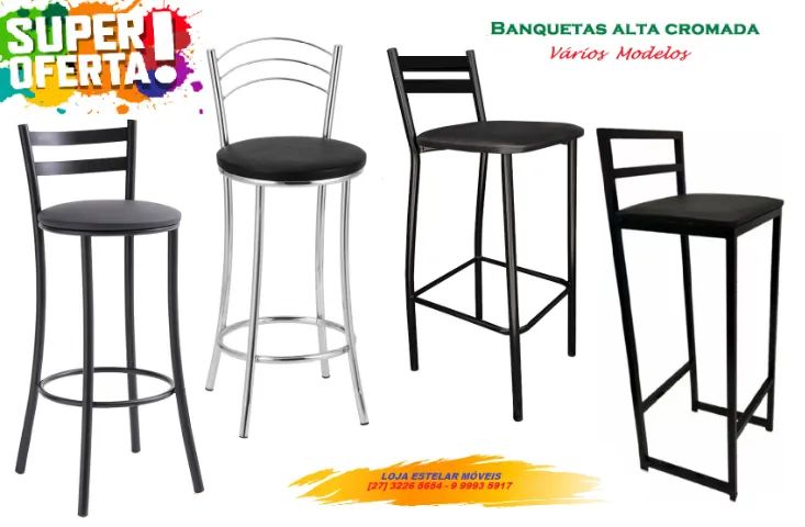 Cozinha gourmet, Banquetas alta 