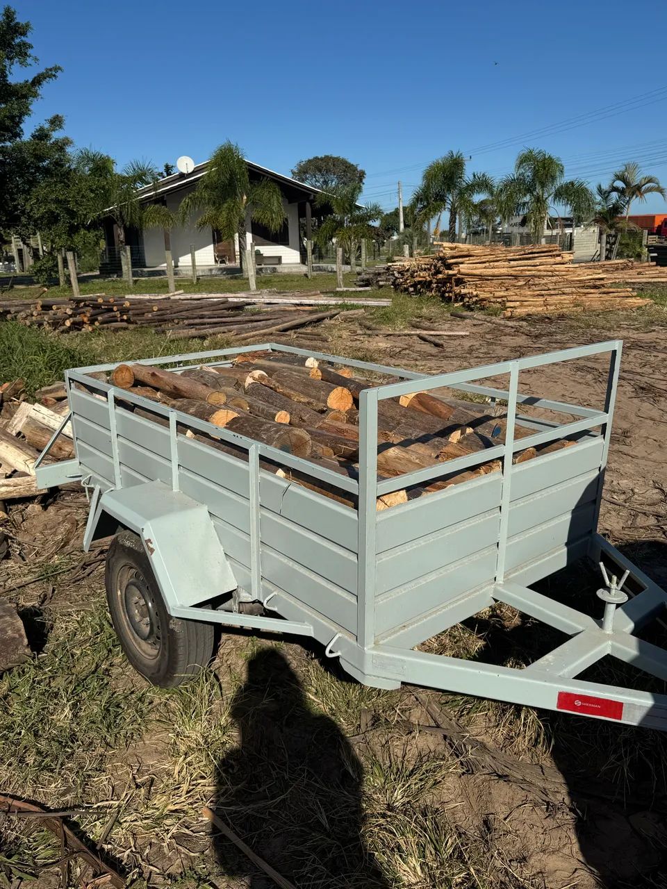 Reboque grande, seminovo com documentação  - Foto 3