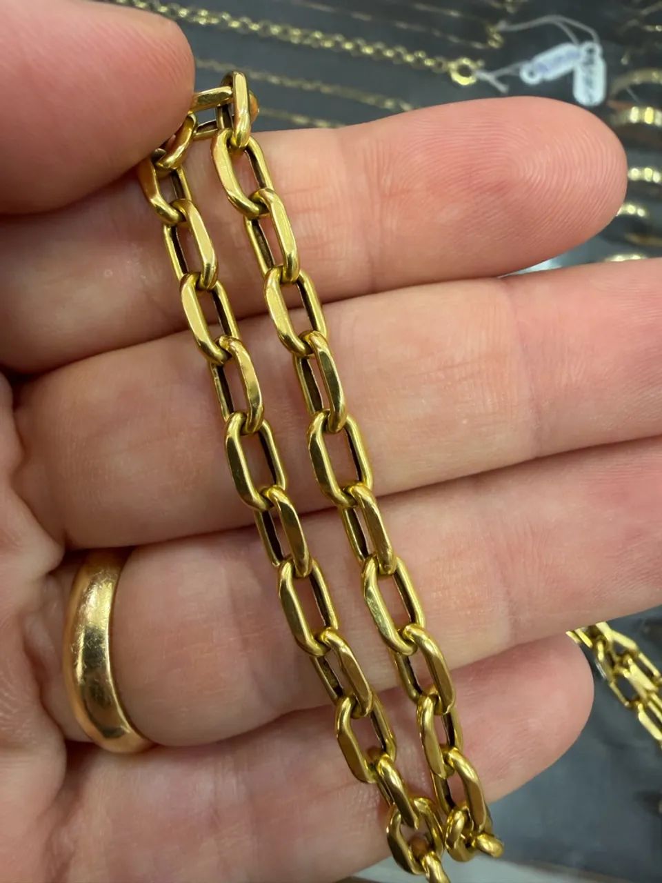 Cordão de Ouro 18k com 20 gramas + pingente  - Foto 3
