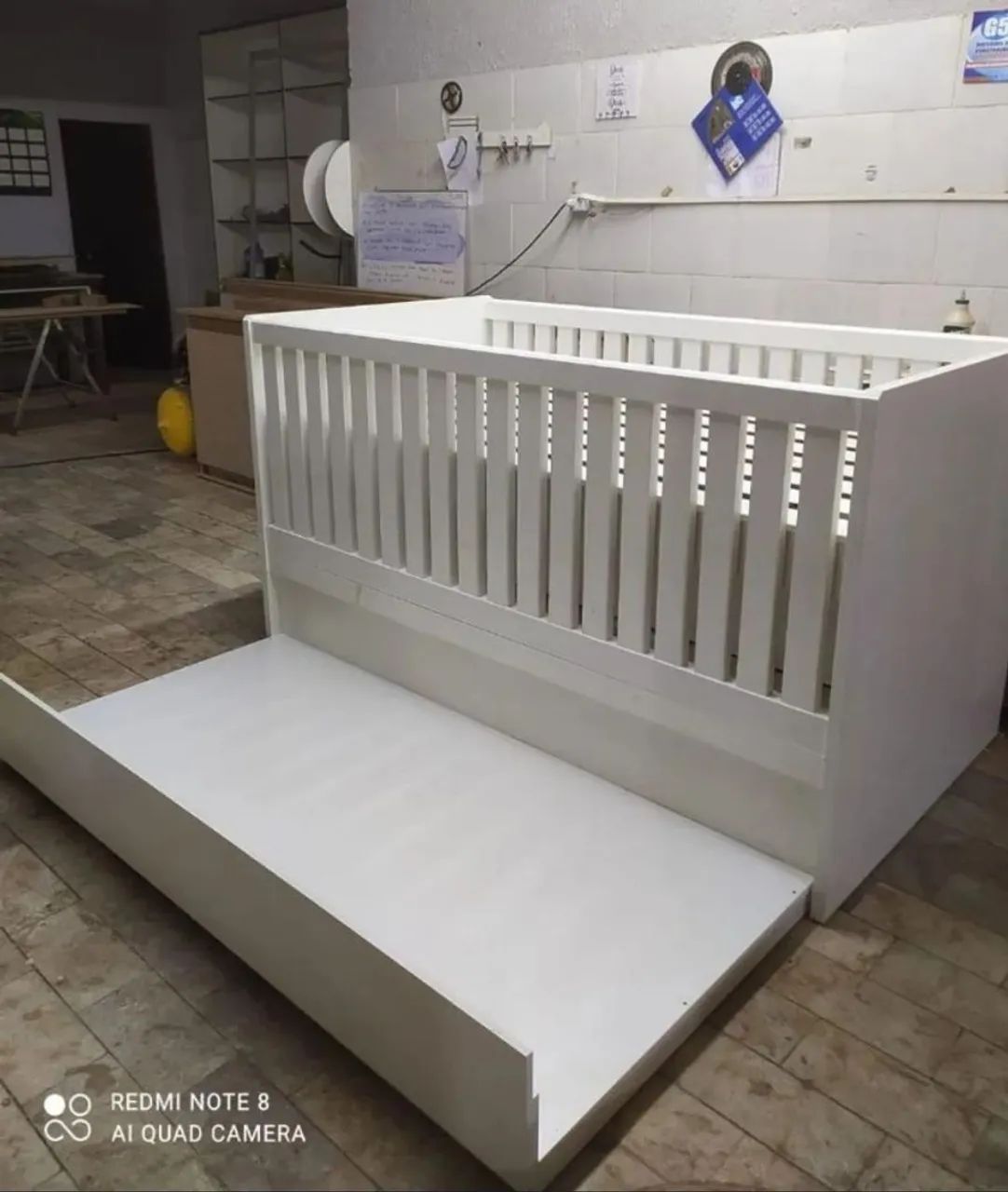 Cama/Berço com Auxiliar em 100% MDF Excelente Oportunidade  - Foto 2