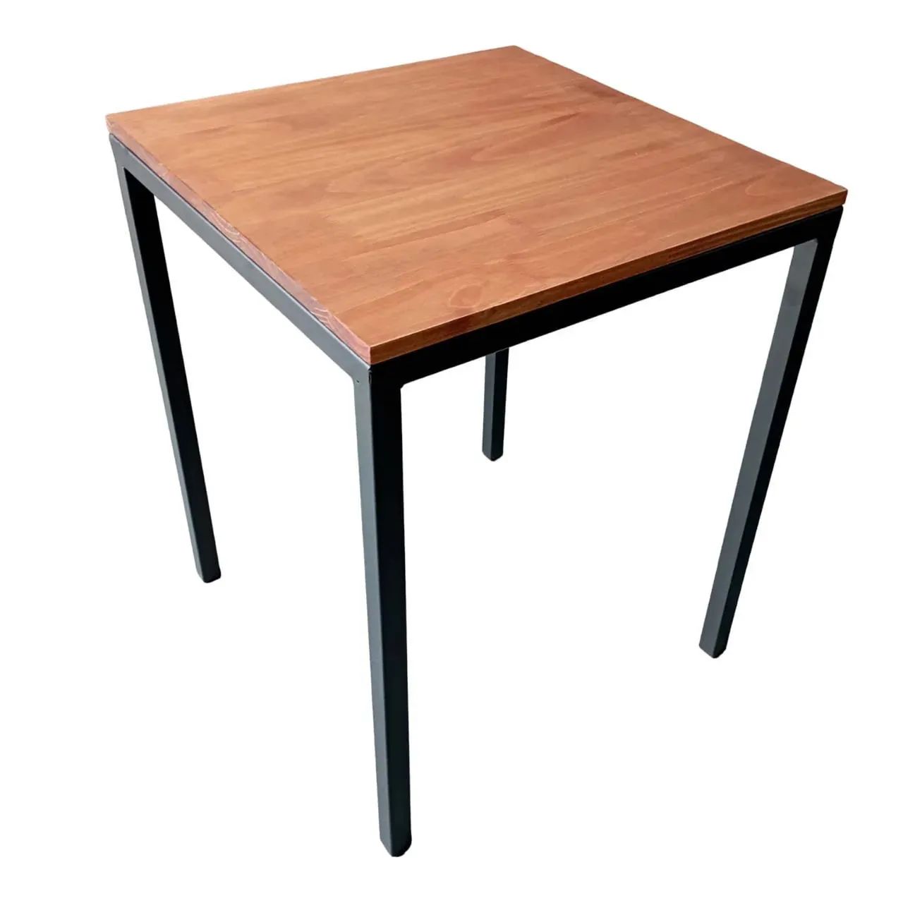 MESA QUADRADA ESTILO INDUSTRIAL - Foto 2