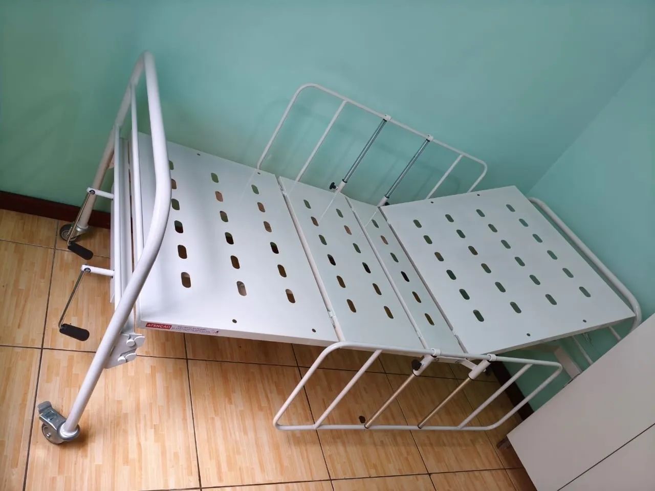 Cama leito hospitalar manual - Foto 3
