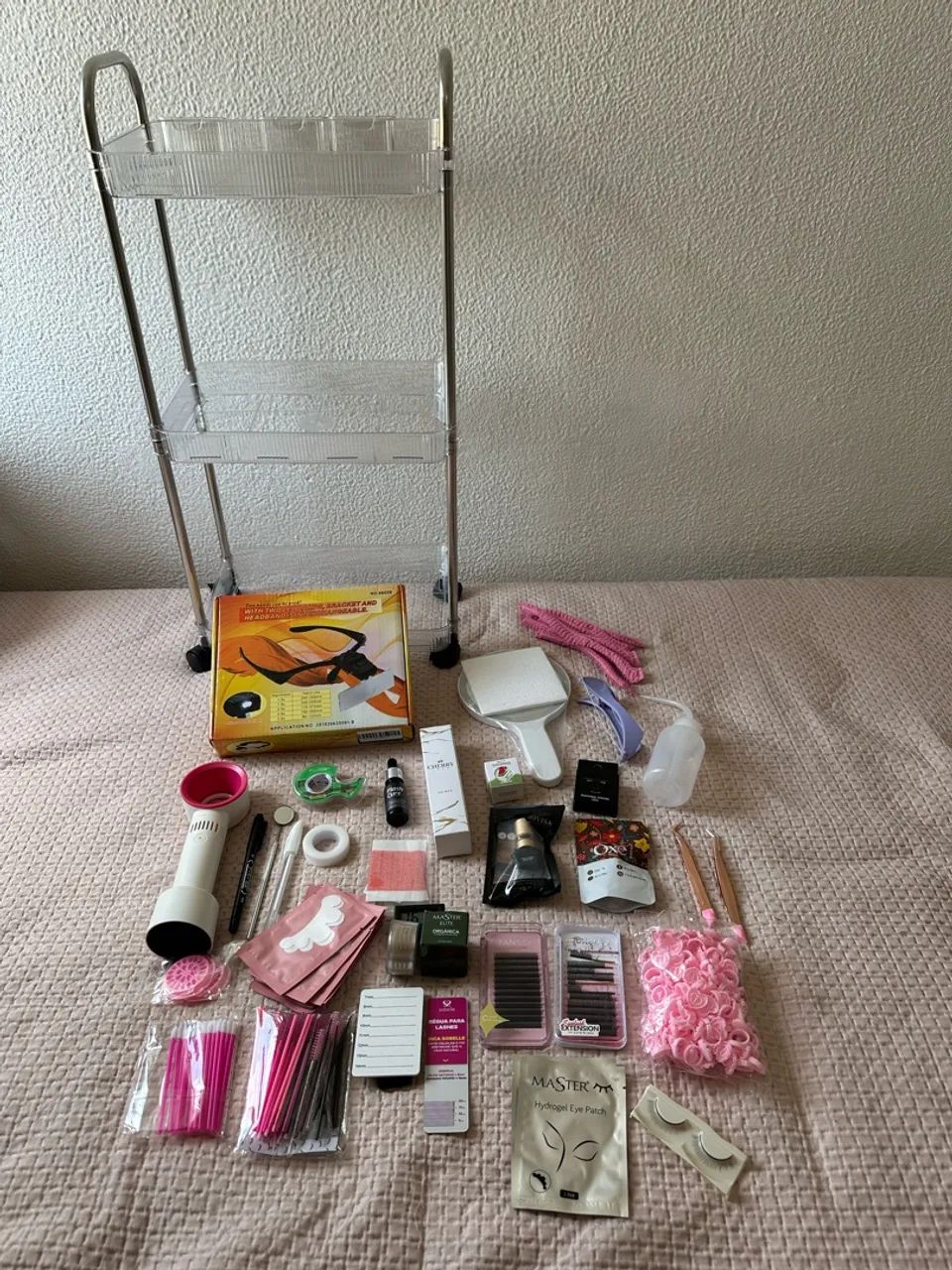 Kit completo Lash designer com carrinho auxiliar - Foto 2