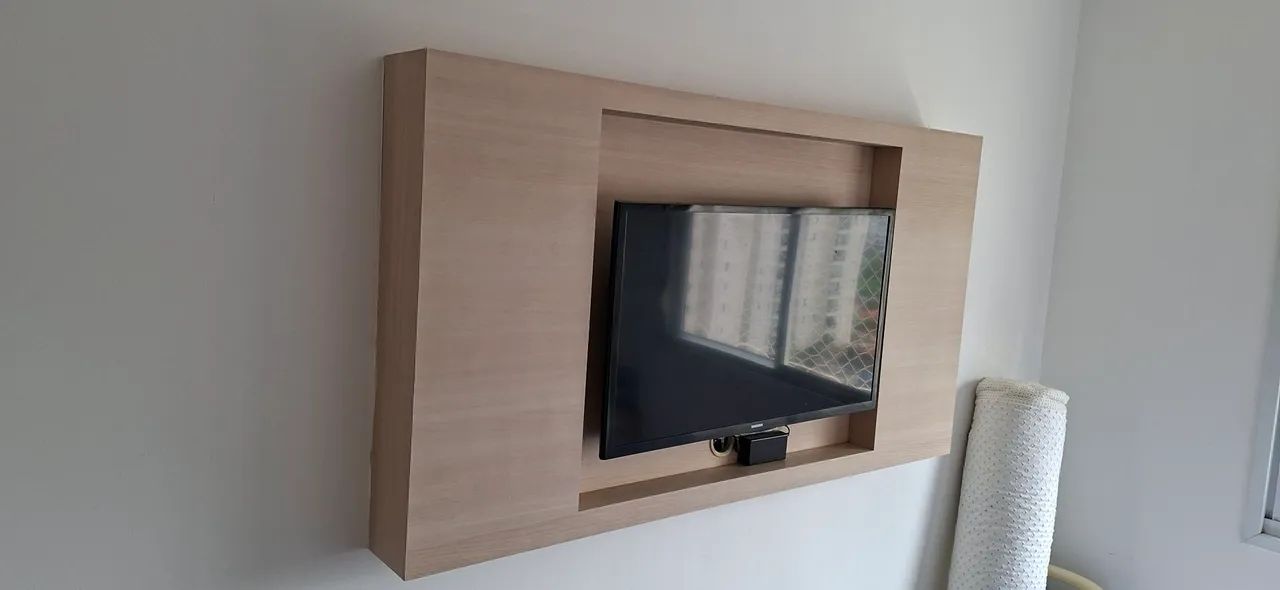 Painel TV Suspenso com Nicho Central TV 42 polegadas - Foto 3