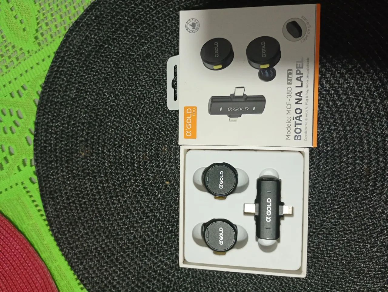 Microfone lapela novo