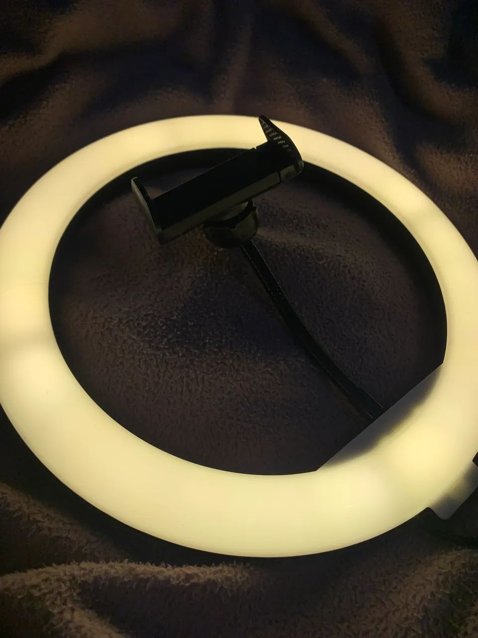 Ring Ligth LED com suporte para celular, funcionando perfeitamente. - Foto 3