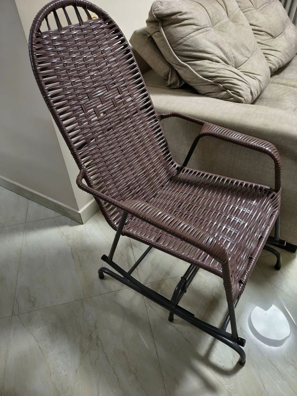 Cadeira de Balanço com molas (fibras reforçadas) - Foto 2