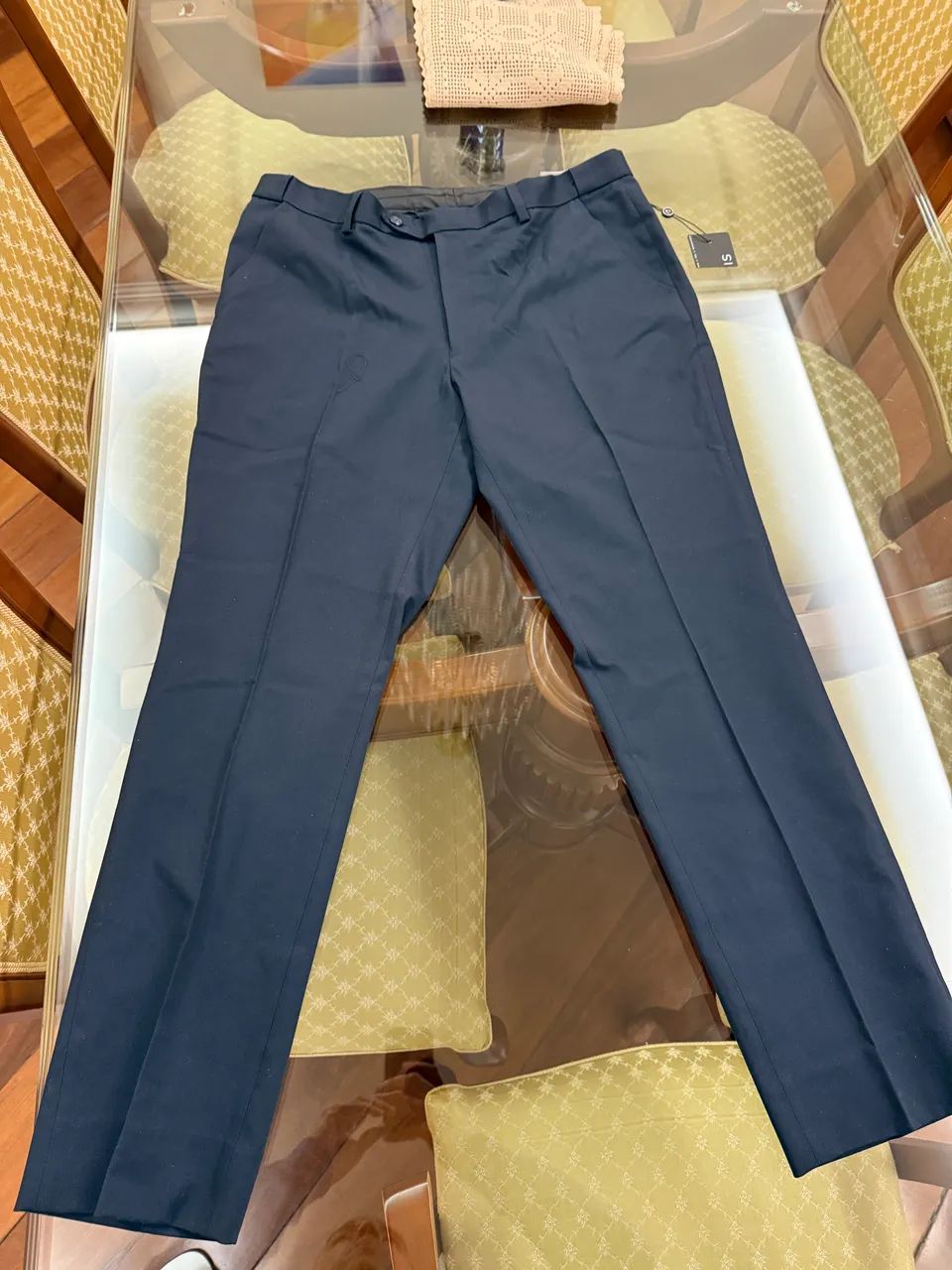 Calça de Alfaiataria Aramis. Original. Marinho. Nova - Foto 3