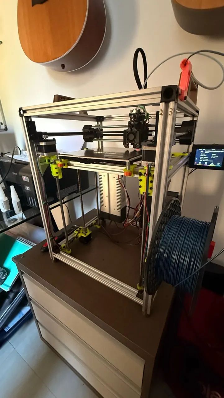 "Impressora 3D CoreXY Estilo HyperCube Evolution (Customizada / DIY)" - Foto 5