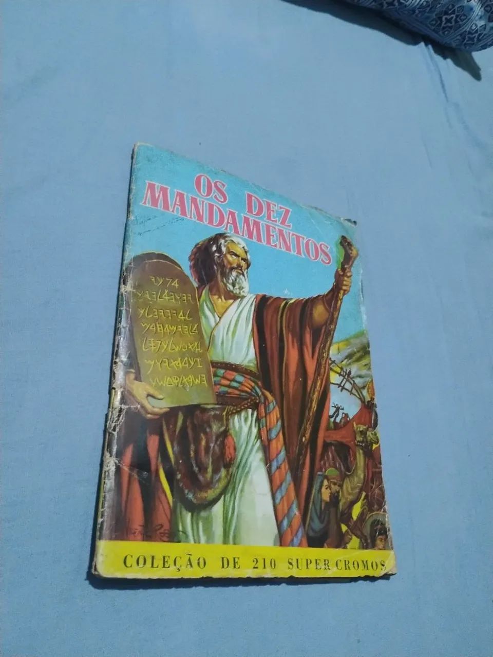 Álbum de figurinhas Os Dez Mandamentos (completo)