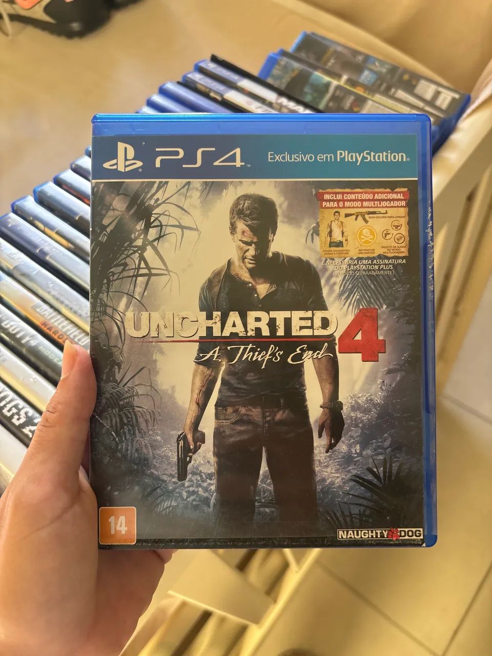 Jogo Ps4 - Uncharted 4 - CD PS4