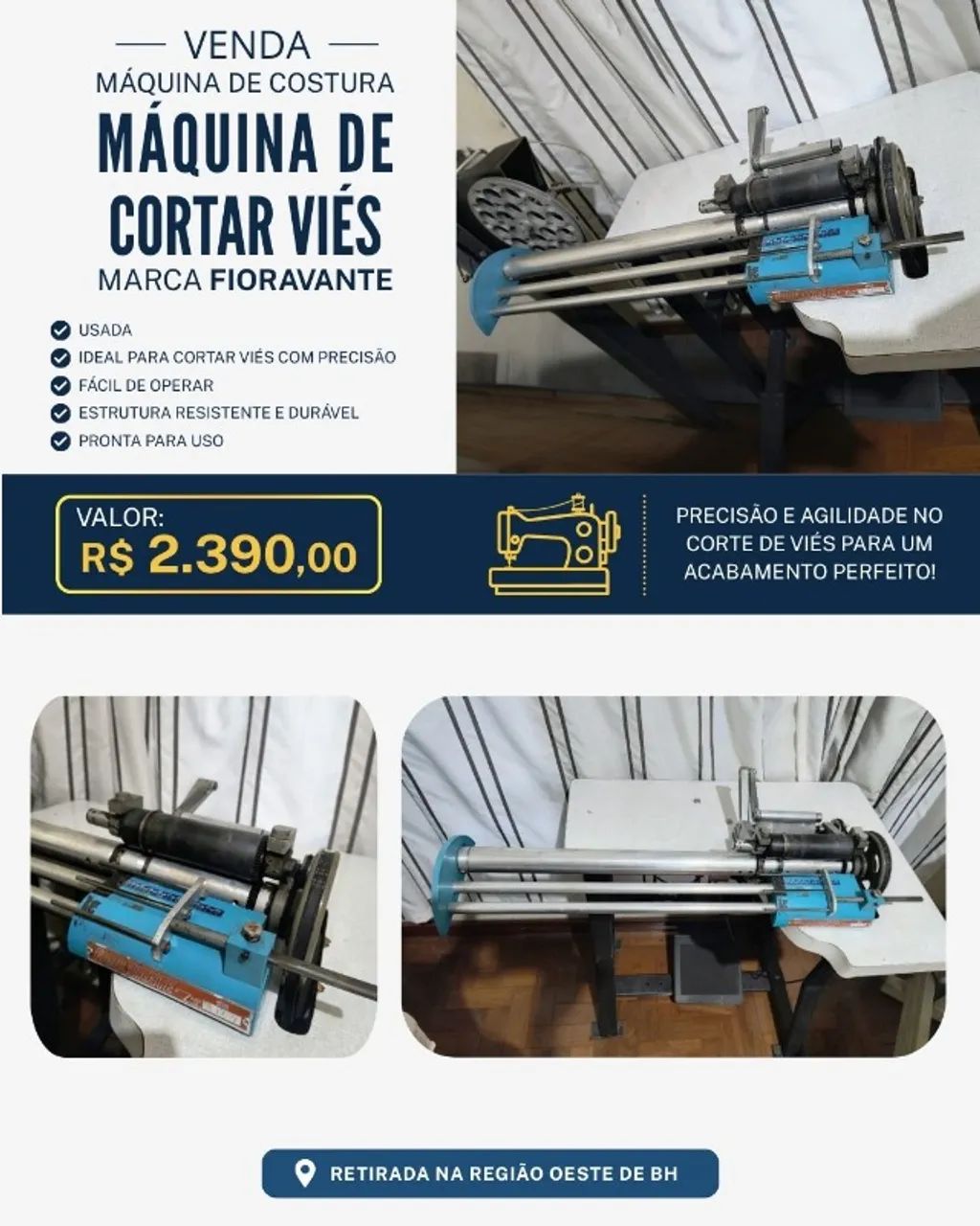 MÁQUINA PARA CONFECÇÃO 