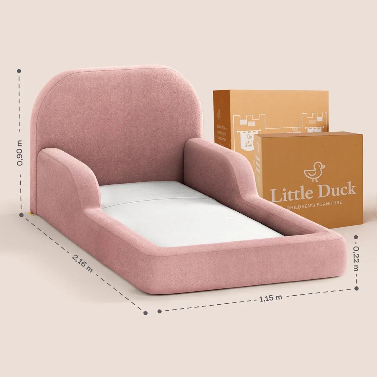 Cama Montessoriana Solteirão - Rosa - Foto 2