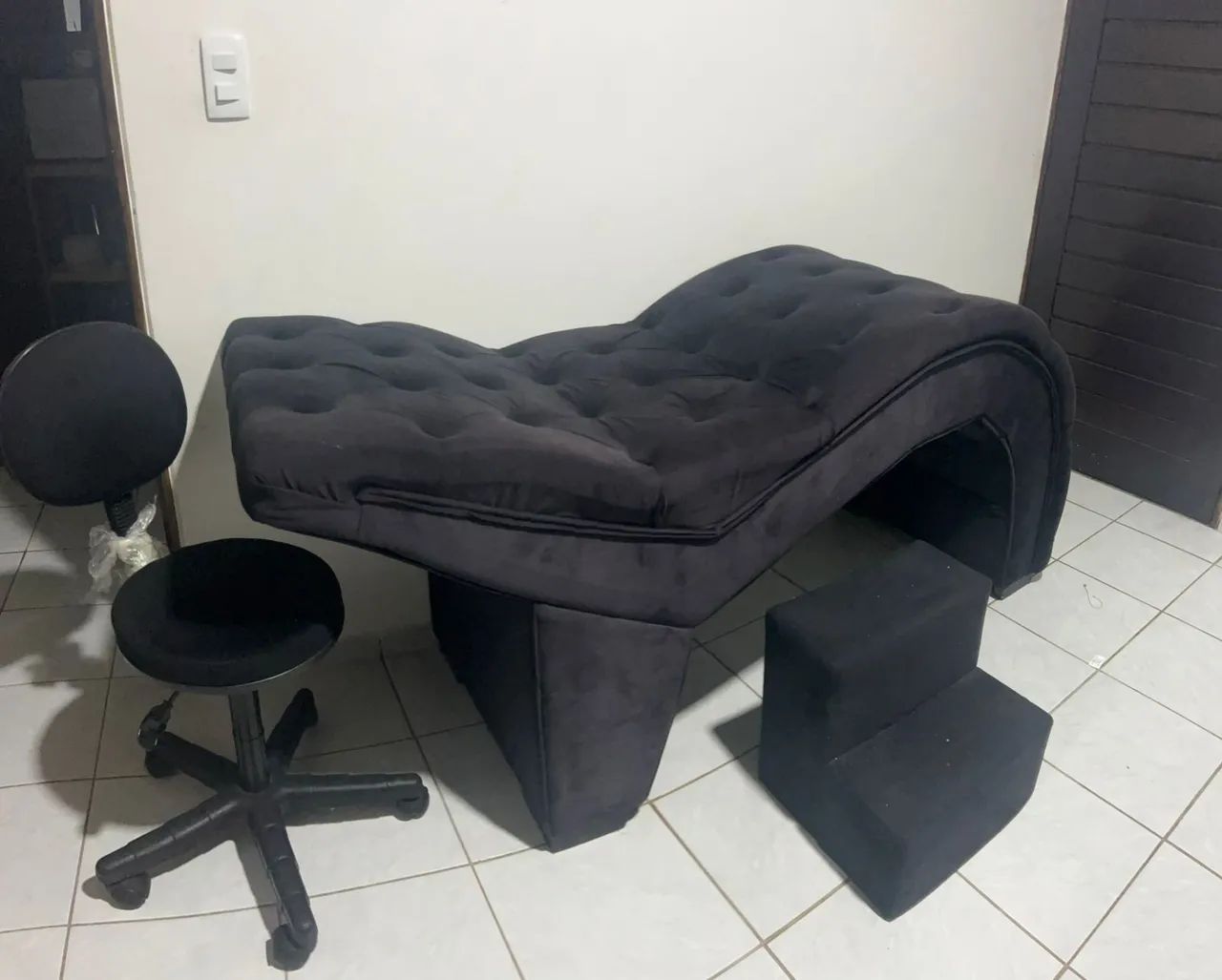 Kit maca e cadeira giratória 