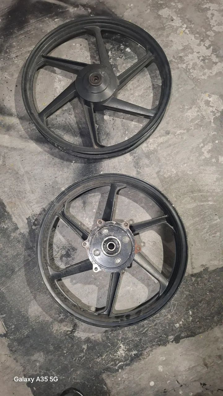 Rodas da bros 125 2004  roda liga leve