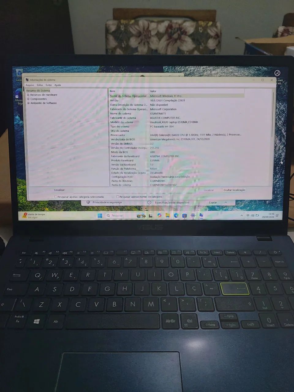Notebook Asus VivoBook