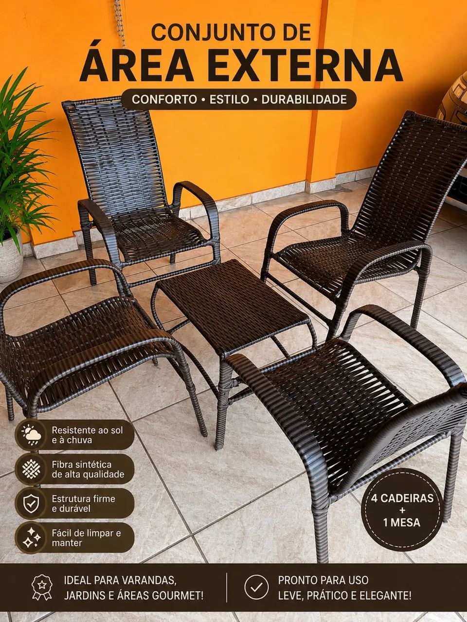 Conjunto de área externa 