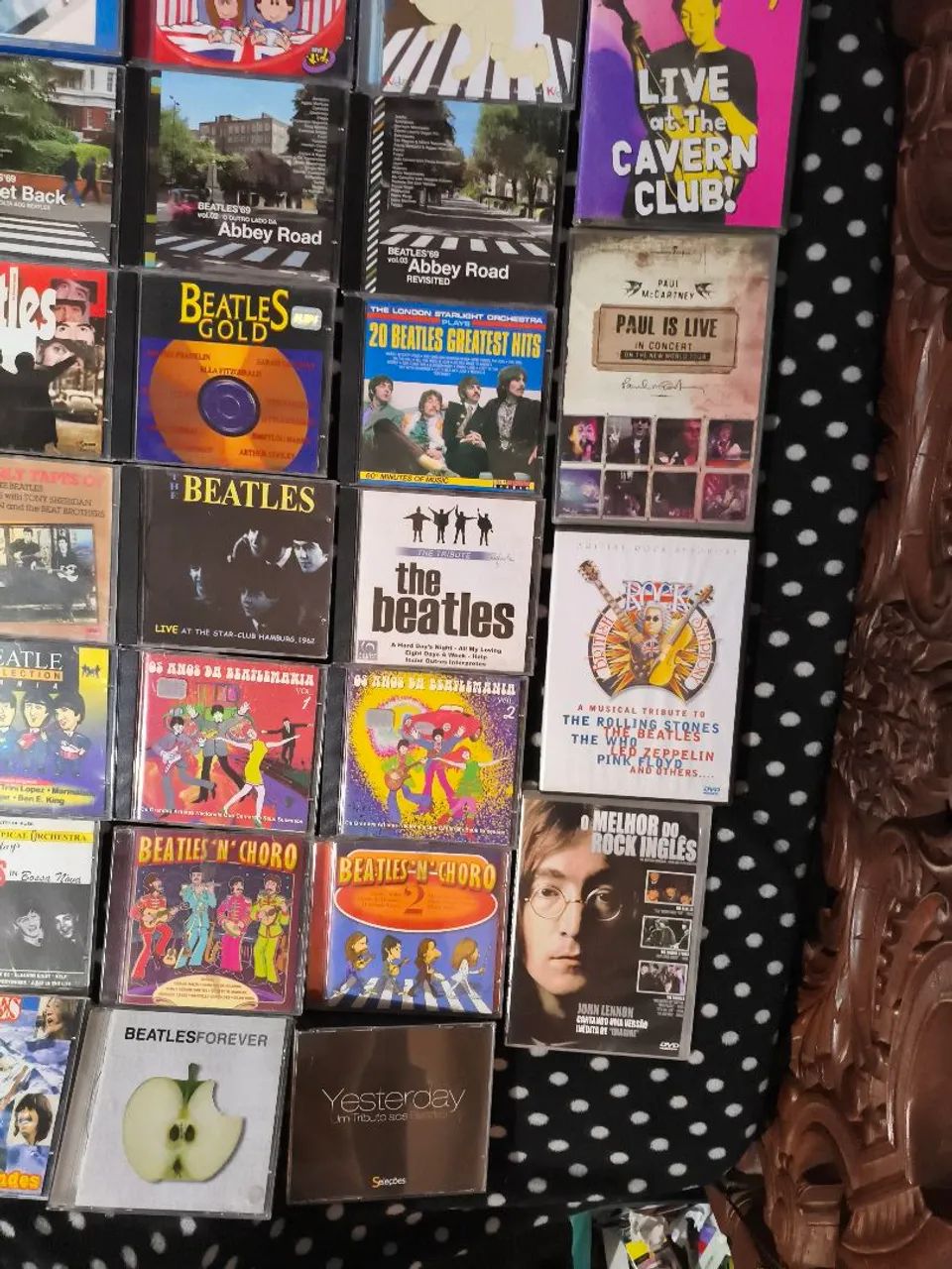 Beatles Lote com 42 cds e 20 dvds raros e comuns rock - Foto 5