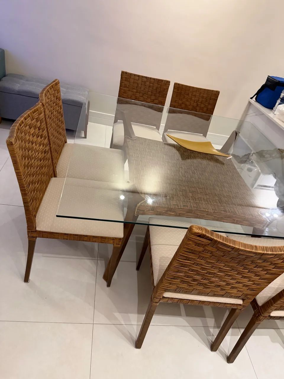 Mesa grande para com 8 cadeiras  - Foto 3