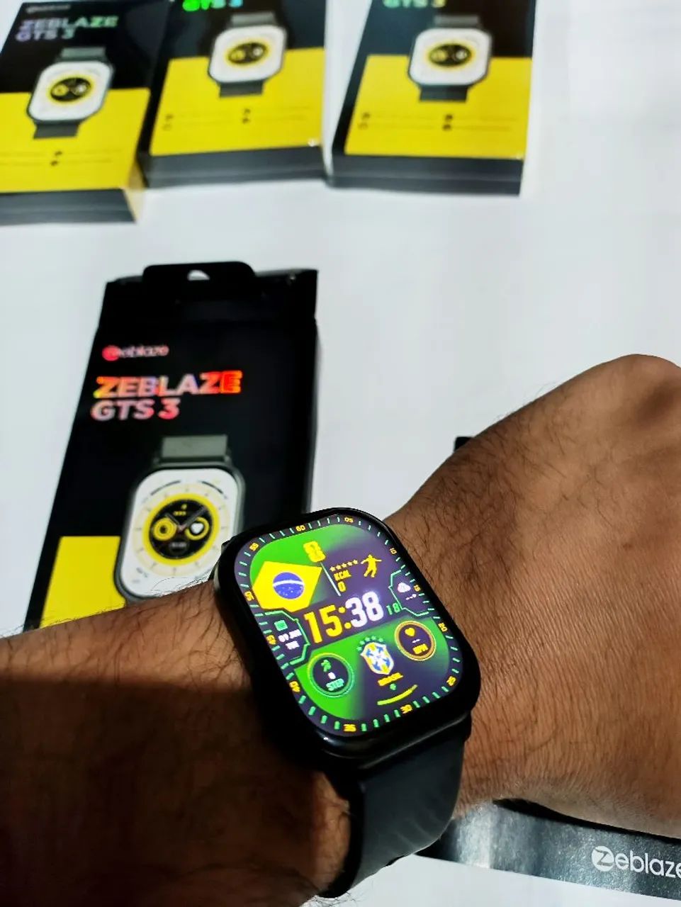 Relógio smartwatch gts 3 zeblaze  - Foto 3