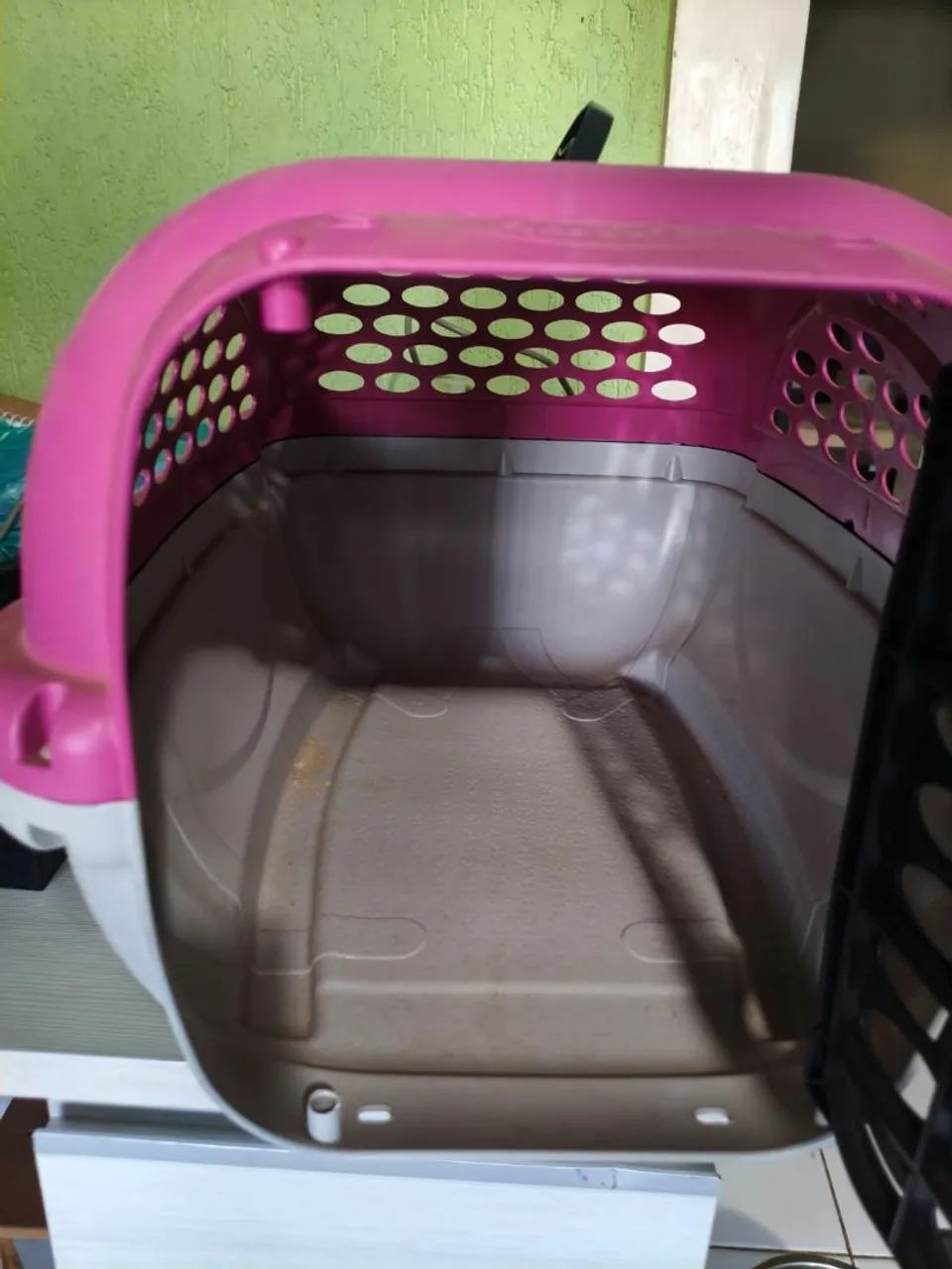 Caixa de transporte para cao e gato - Foto 3