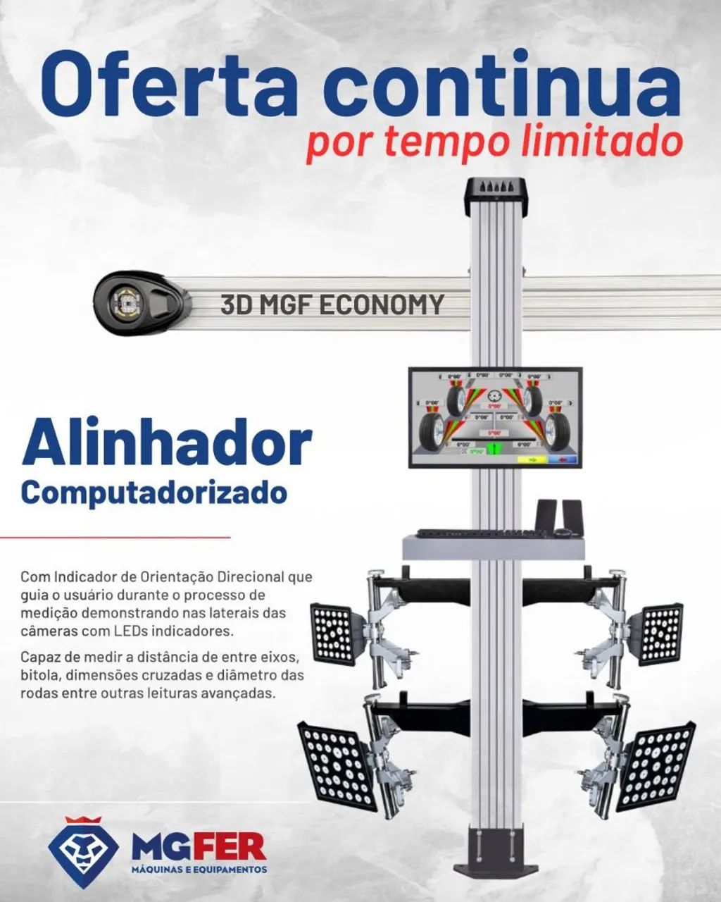 Alinhamento 3D MGFER novo ( frete incluso ) - Foto 2
