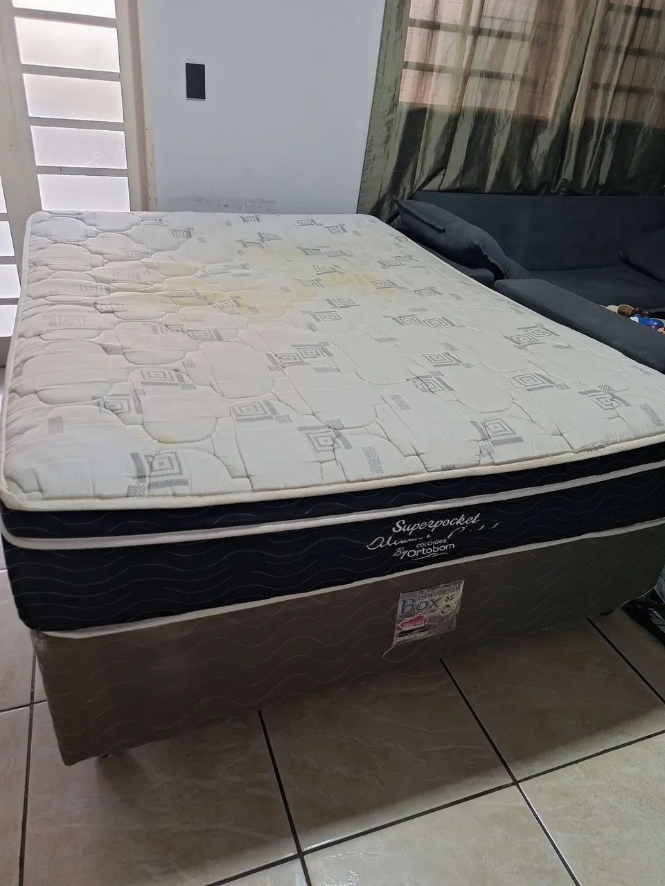 Cama box com colchão  - Foto 2
