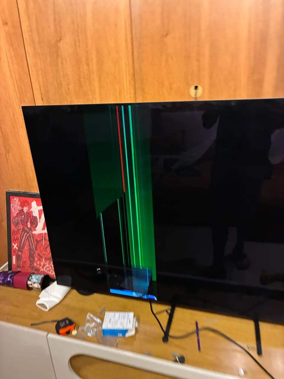 Vendo Tv S90D SAMSUNG 65? COM DEFEITO  - Foto 2