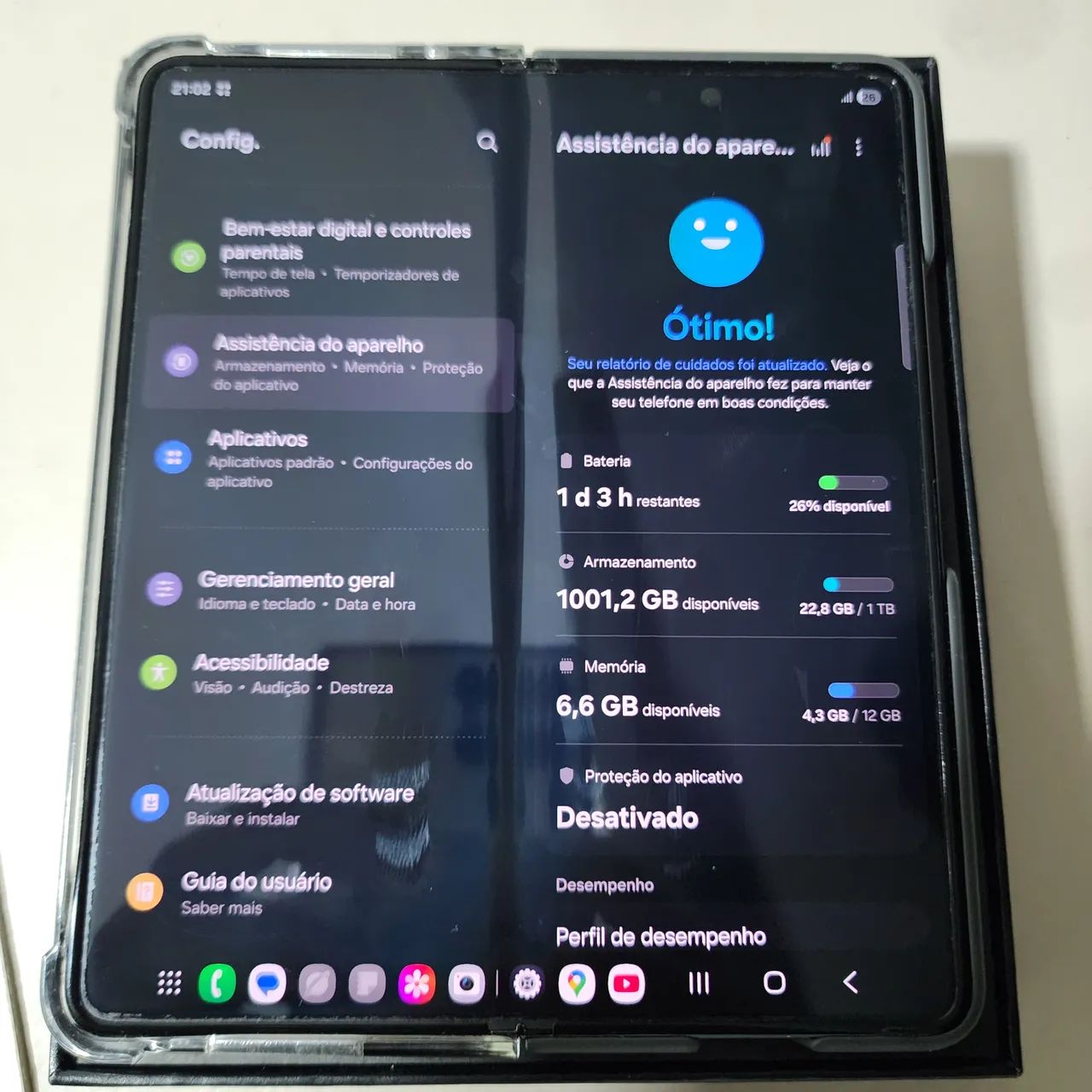 Z FOLD 5 DE 1TB E 12GB DE RAM - Foto 4