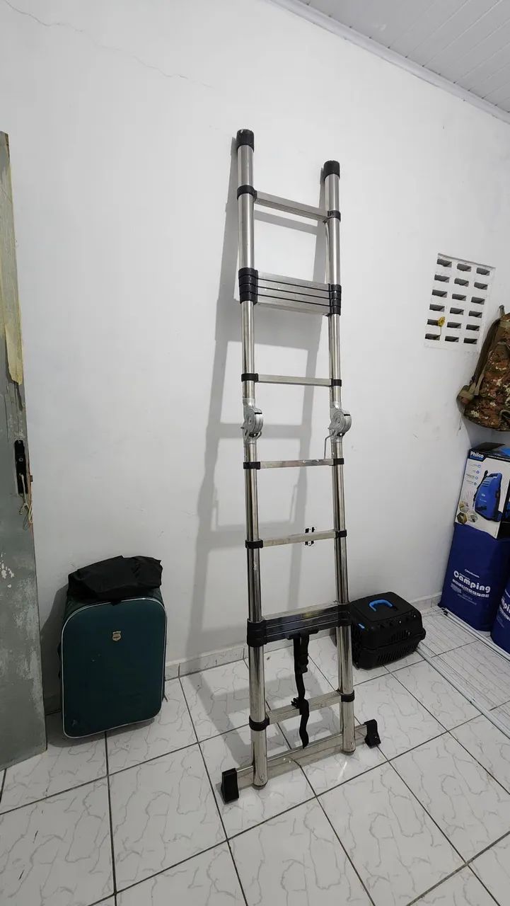 Escada telescopica dupla  - Foto 2
