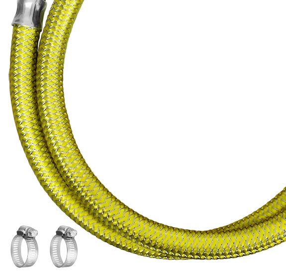 MANGUEIRA GAS ROCO 5M METAL FLEXIVEL 3/8"TM X 3/8"TM NBR13419 SEM ROSCA 3079 21 - Foto 4