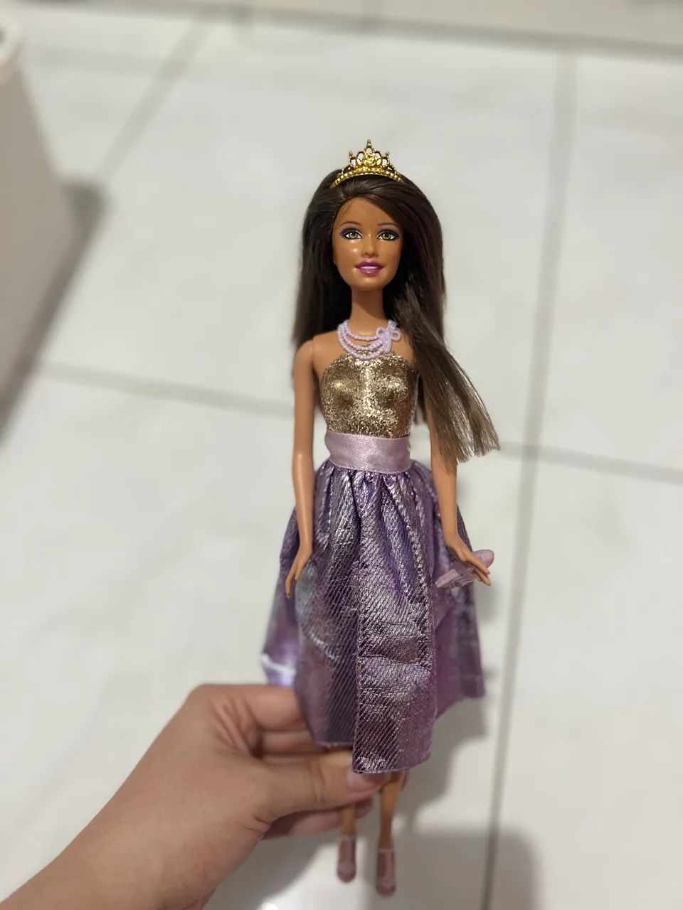 Barbie princesa brilhante com Glitter| 2010