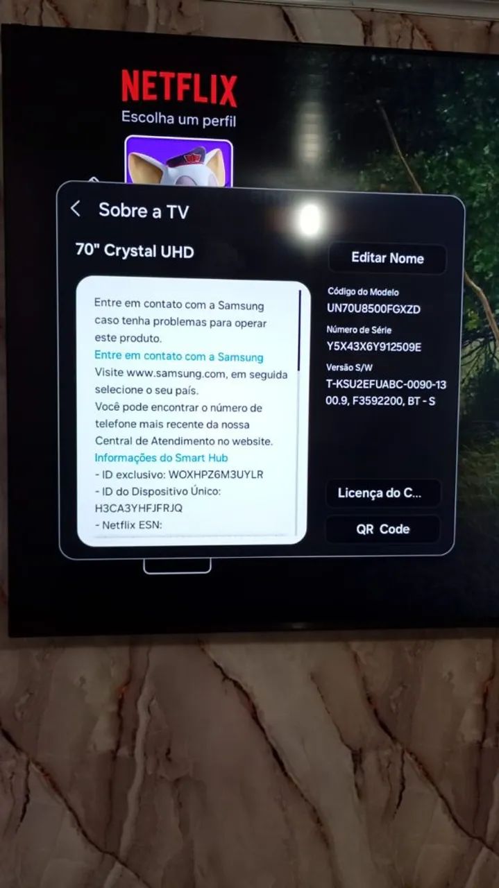 Tv pra sala