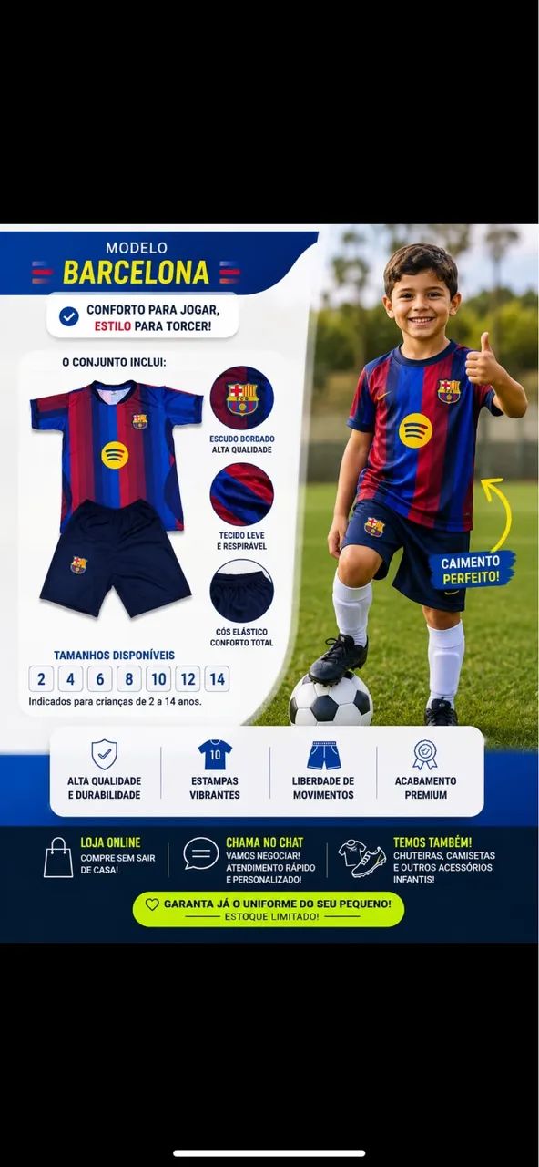 Conjunto de time infantil  - Foto 3