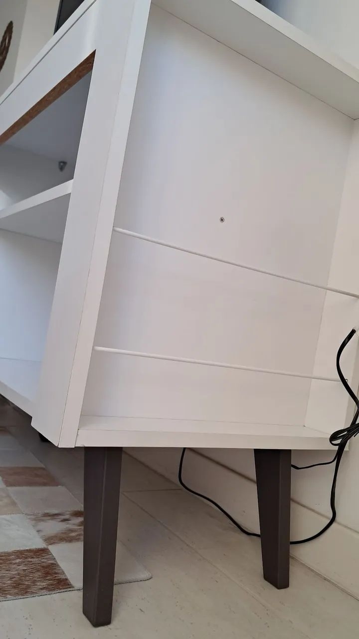 Hack branco para tv e decoração usado em ótimo estado - Foto 4