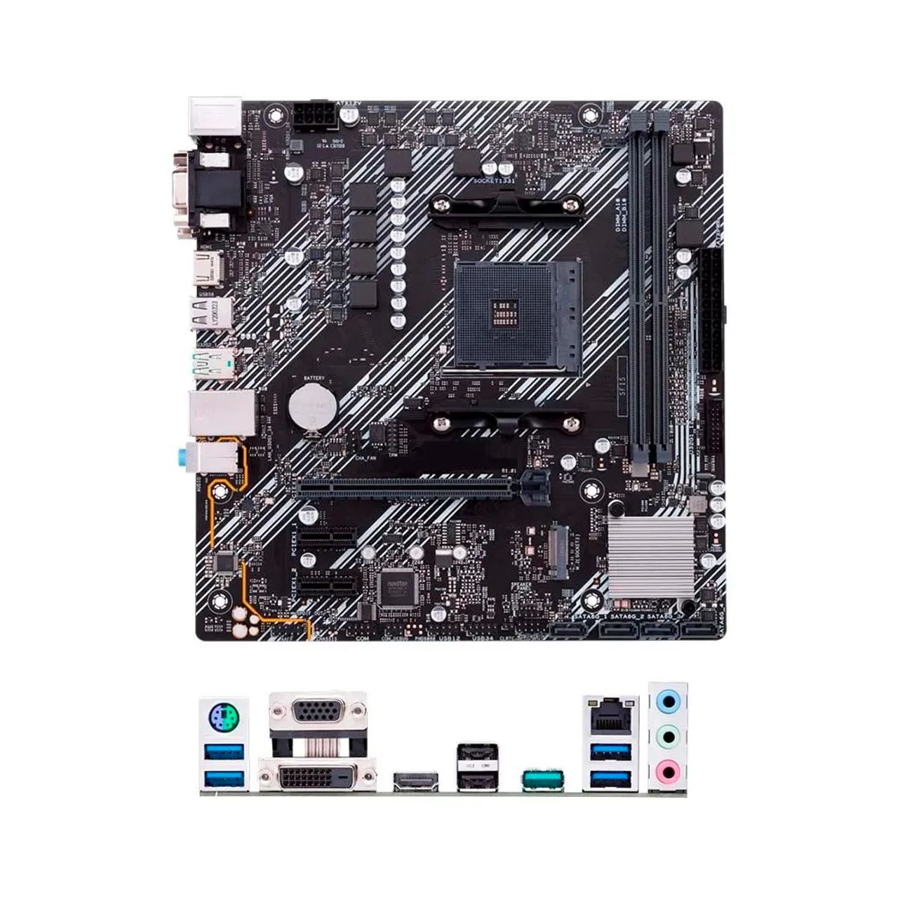 Kit Upgrade AMD Ryzen 5 5600G, Placa Mae A520M-E, 16GB DDR4 1 ano de garantia Loja tiger  - Foto 2