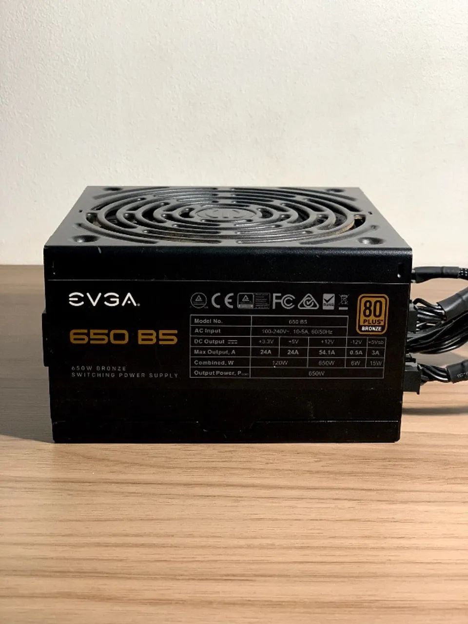 Fonte EVGA 650W 80 plus bronze - Foto 2