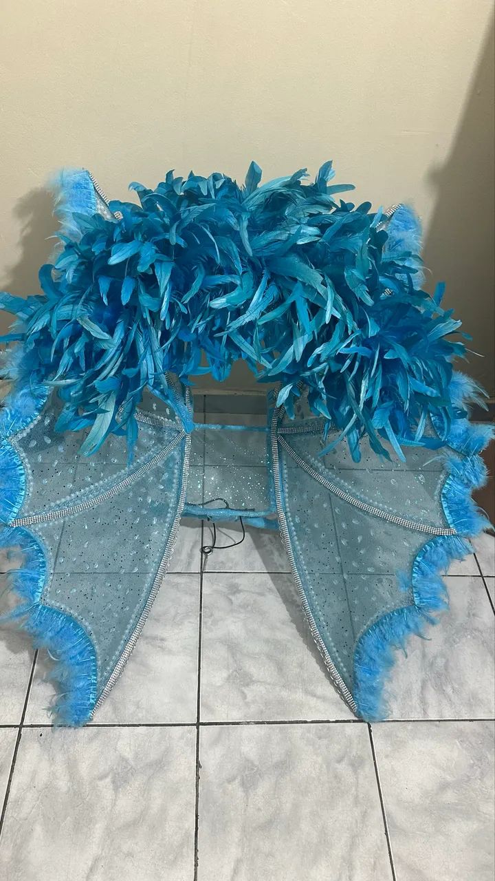 Costeira modela borboleta azul  - Foto 4