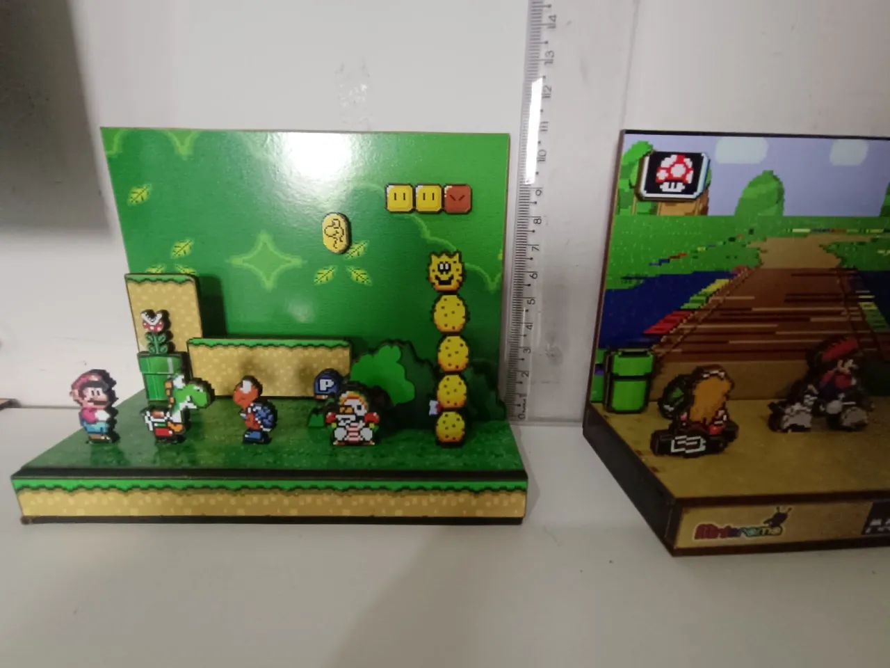 Diorama do Mario world e Mario kart - Foto 5