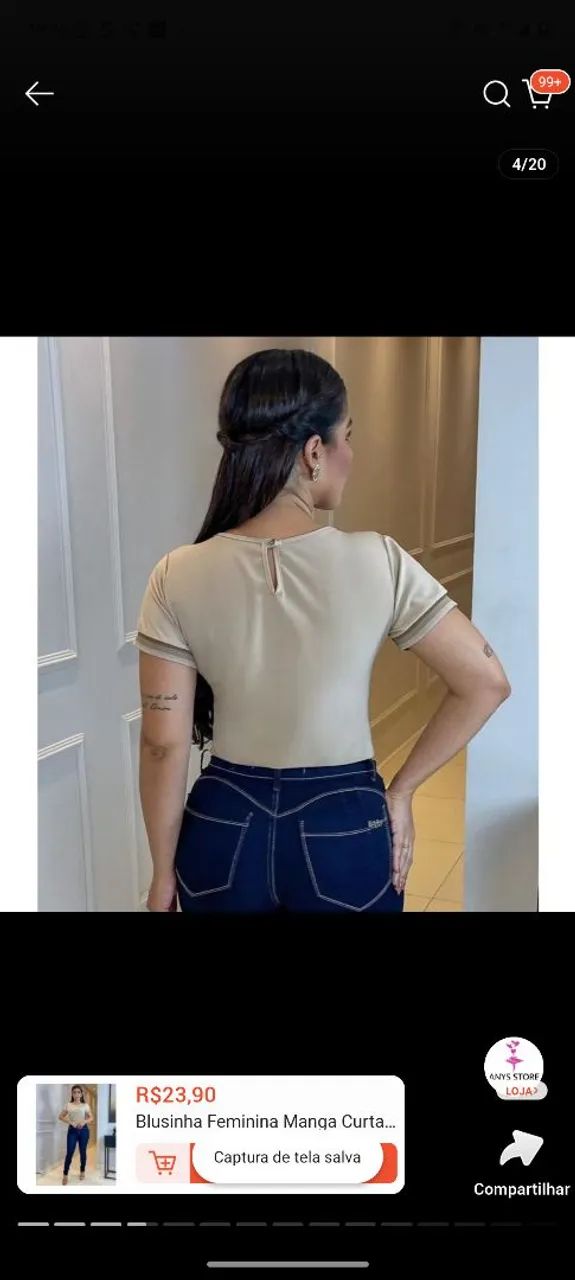 Blusa feminina  - Foto 2