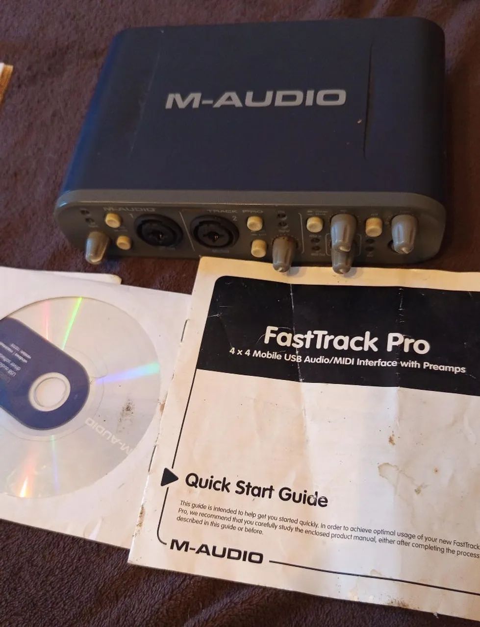 Placa de Audio M-audio Fast Track Pro