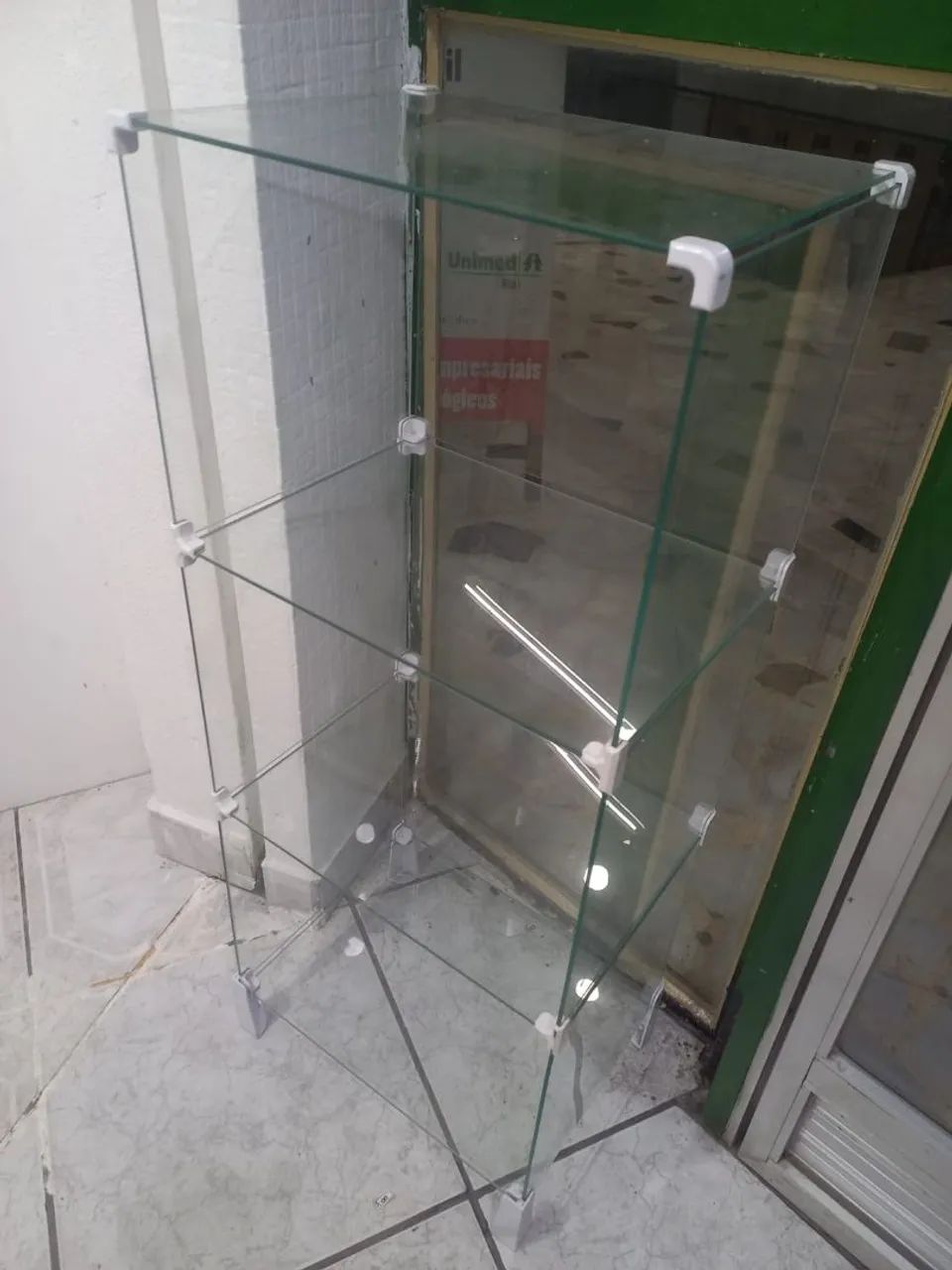 Vitrine expositor de vidro